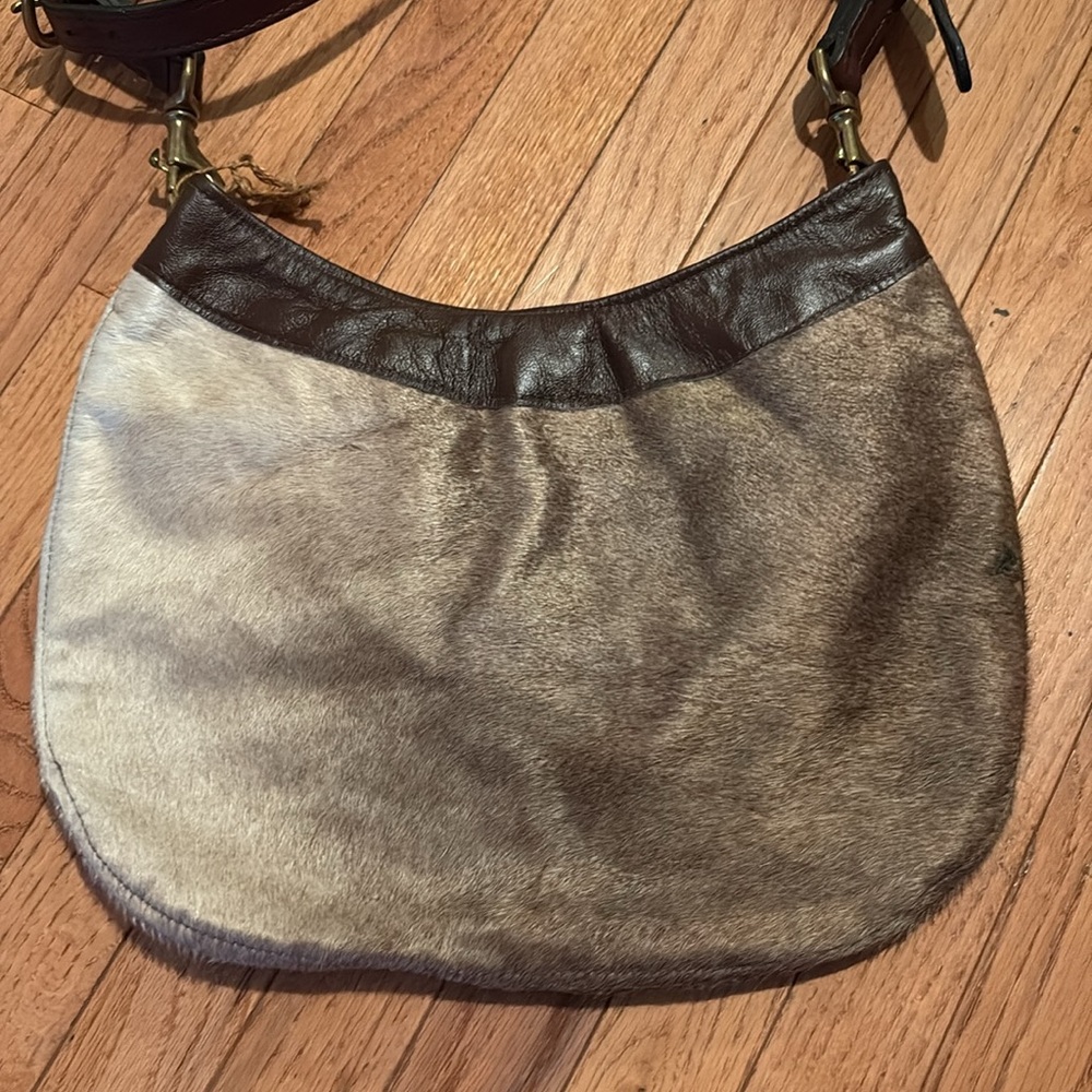 Pony up brand Brown Leather Women's Bag - Picture 6 of 10